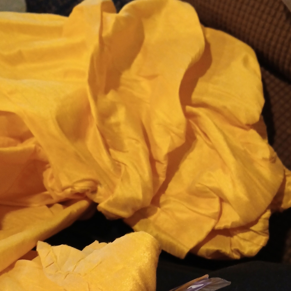 Bright Yellow Button-Up Jacket - Picture 4 of 5